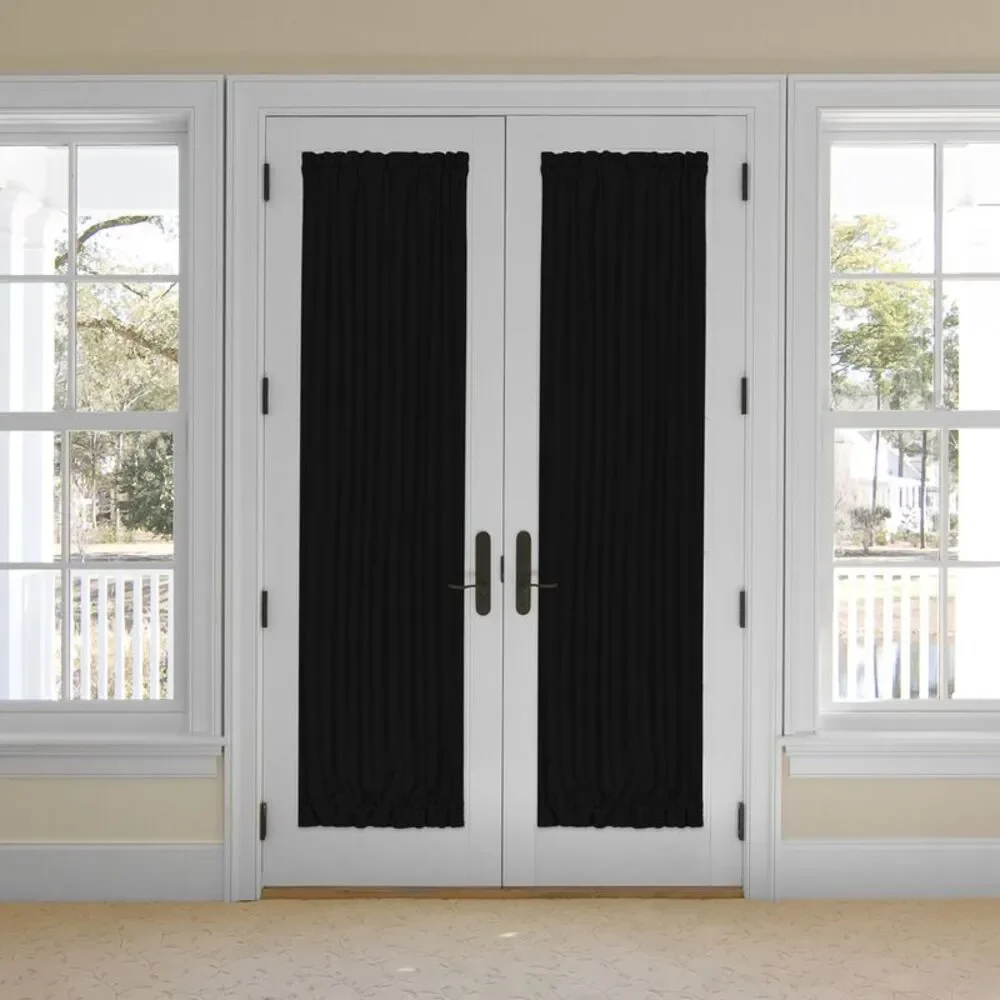 Achim Home Furnishing: Darcy Solid Modern French Door Panel Curtain, 54